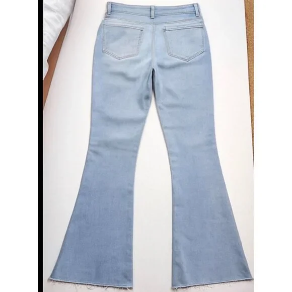 L’AGENCE High-Rise Micro Bootcut Jeans Blue Cloud Light Wash Size 26 - Picture 3 of 16